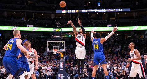 nuggets vs trail blazers|NUGGETS at TRAIL BLAZERS .